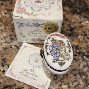 Boyd's Bear Porcelain Box - Grenville & Beatrice True Love